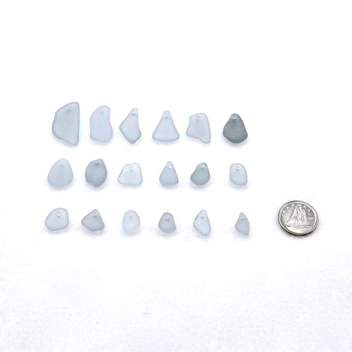 Reserved for Shawn Sea Glass Pendants and Charms Top Drilled 