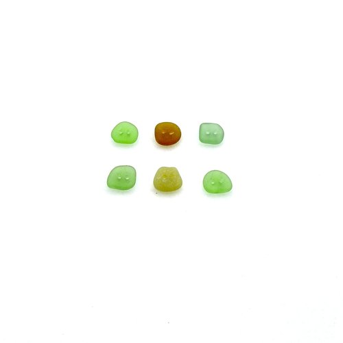 sea glass buttons