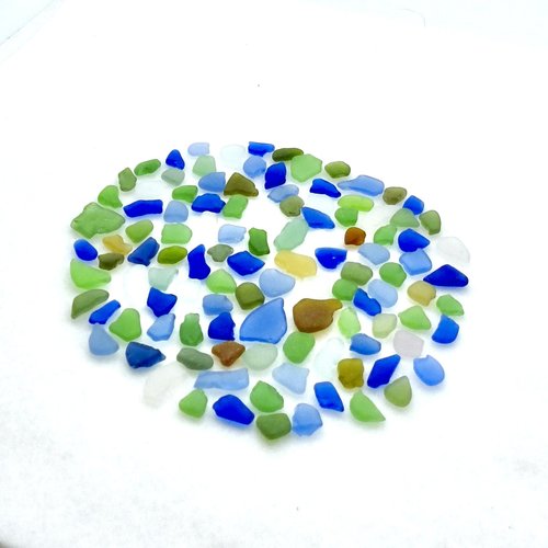 over 100 beach glass