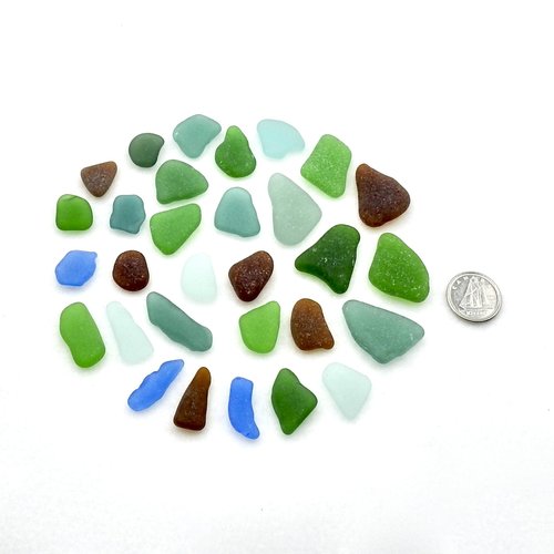 genuine beach glass 