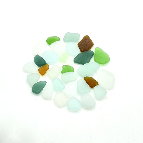 Real Sea Glass 30 Genuine Natural Pieces Jewelry Making Crafts