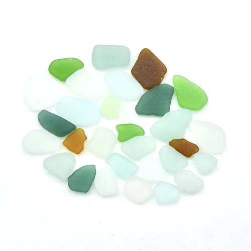 Real Sea Glass 30 Genuine Natural Pieces Jewelry Making Crafts