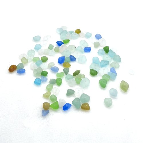 Sea Glass Beads Canada 100 Centre Drilled for Jewelry Making 