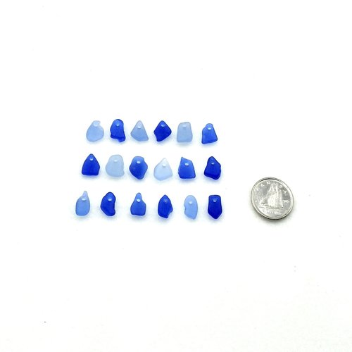 beach glass tiny charms
