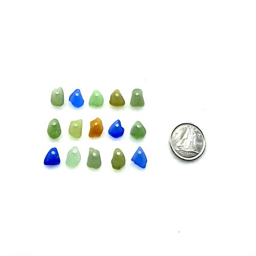 authentic sea glass beads