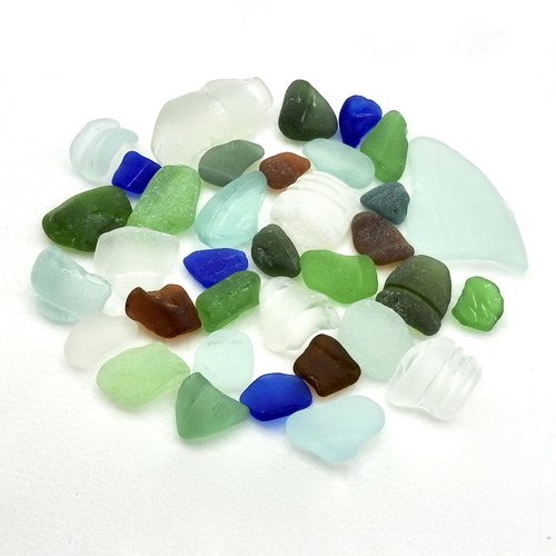 sea glass pieces