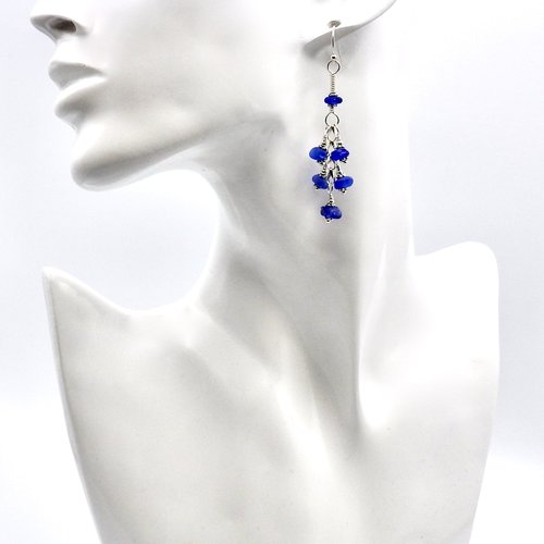 multi drop beach glass jewelry