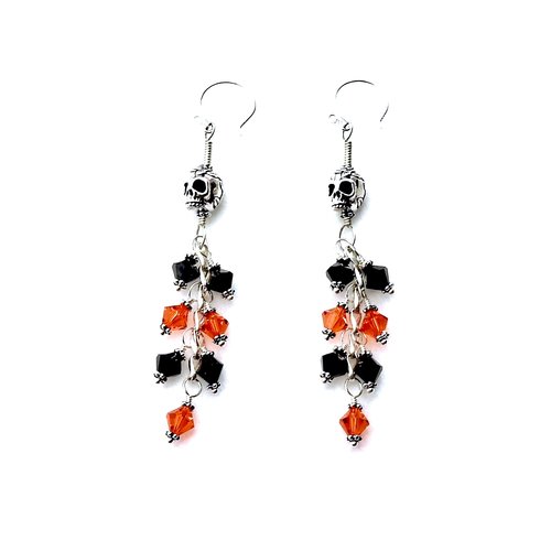 skull earrings for women