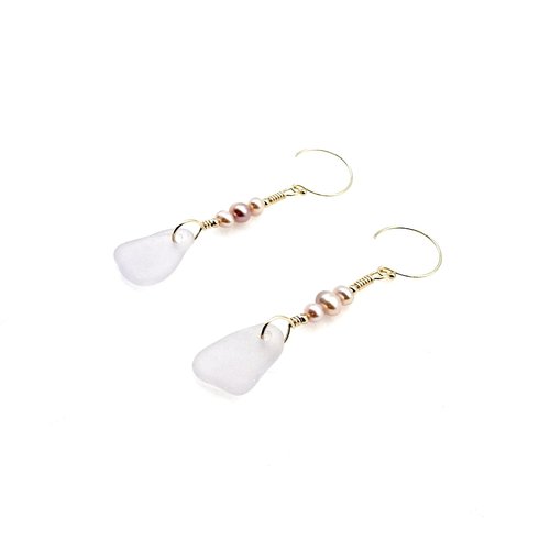 lavender purple charms with pearl accents