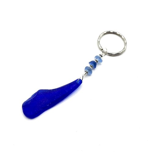 sea glass keychain