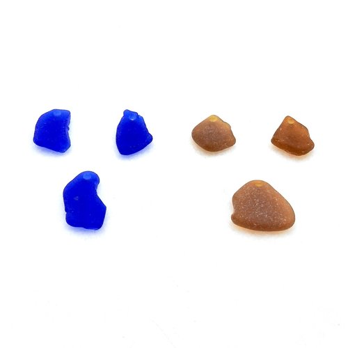 cobalt blue honey brown colours