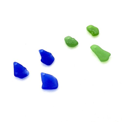 sea glass pendants and charms