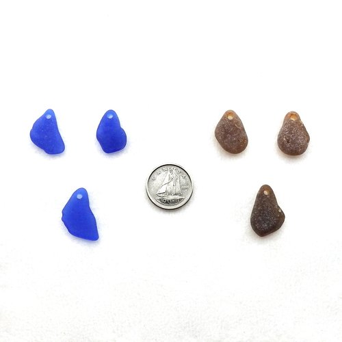 cobalt blue and brown colours