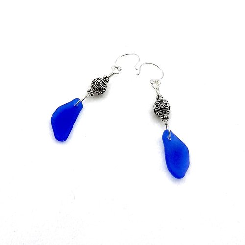 2.25 inches in length from the top of the round pierced ear wires