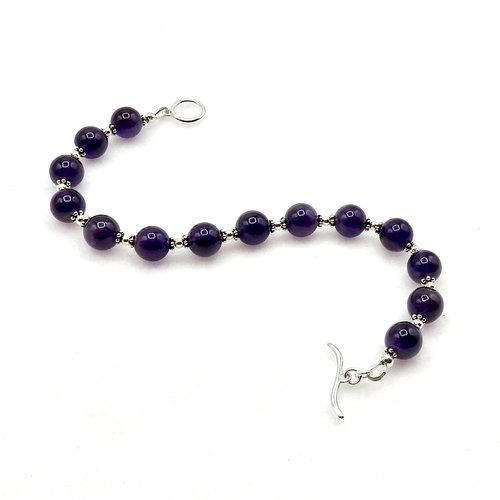 dark purple beaded jewelry