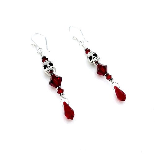 skull earrings for women