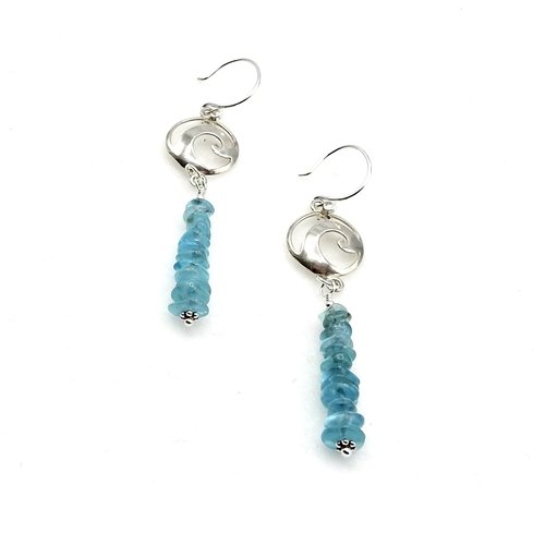 long silver dangles