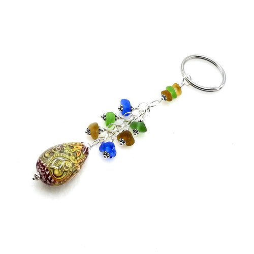 mood bead keychain