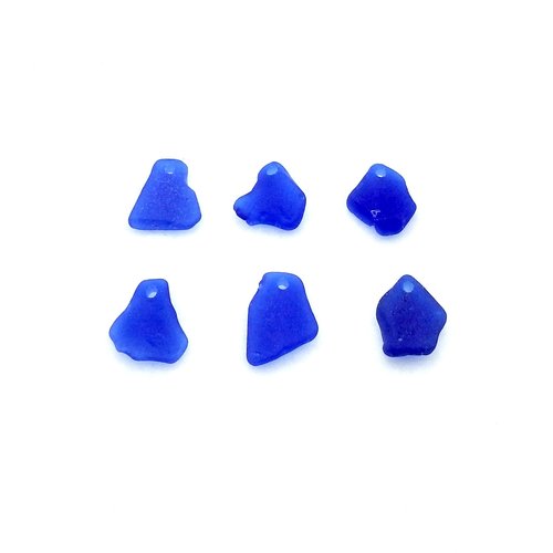 cobalt blue beach glass