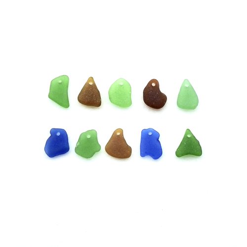 sea glass pendants