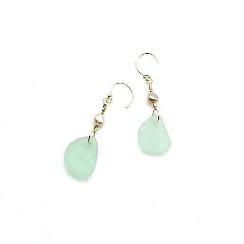 sea glass earrings