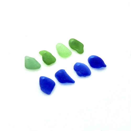 top drilled beach glass 