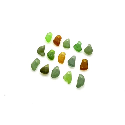 beach glass charms