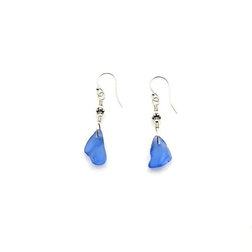 beach glass earings