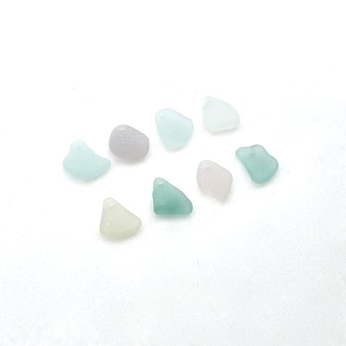 drilled seaglass beads
