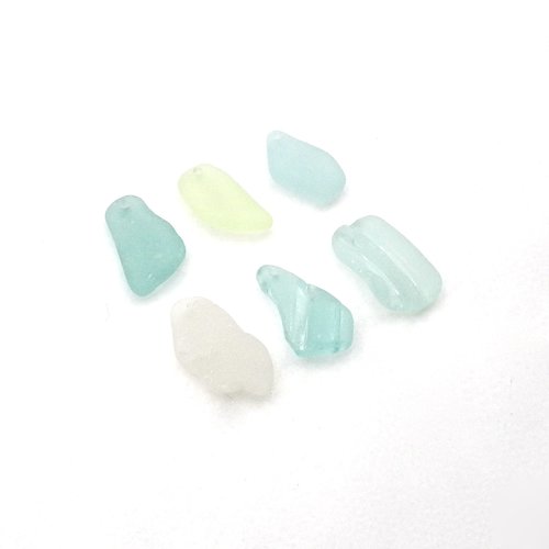genuine sea glass beads
