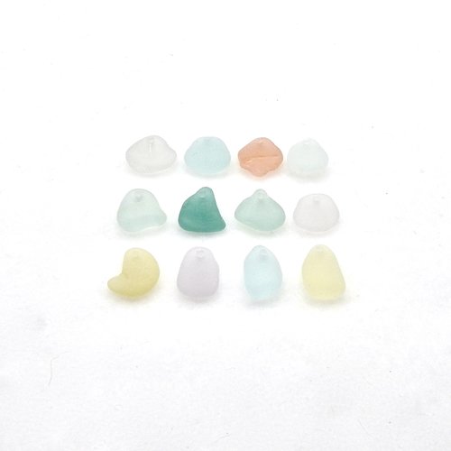 genuine sea glass beads