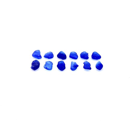 cobalt blue top drilled beads