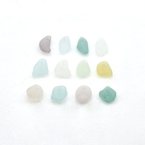 rare pastel peach purple yellow blue