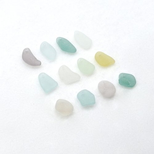 sea glass pendants and charms