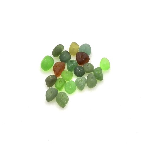 drilled sea glass beads Canada