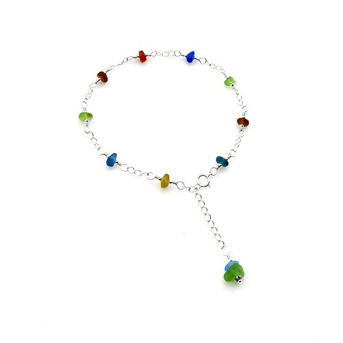 adjustable anklet 8.75" up to 10" in size