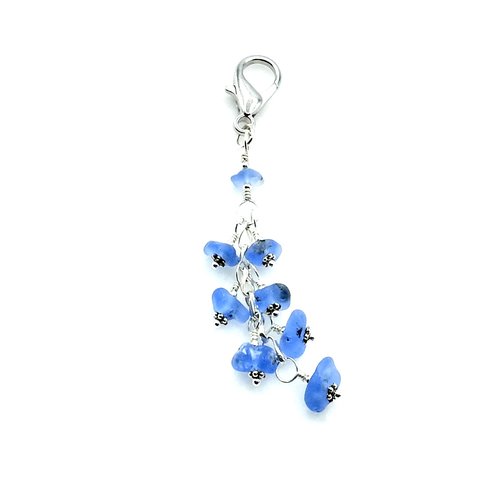 cornflower blue cluster drops