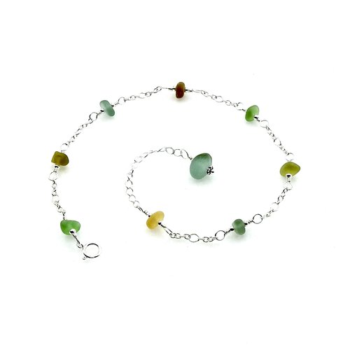 multi colour ankle bracelet