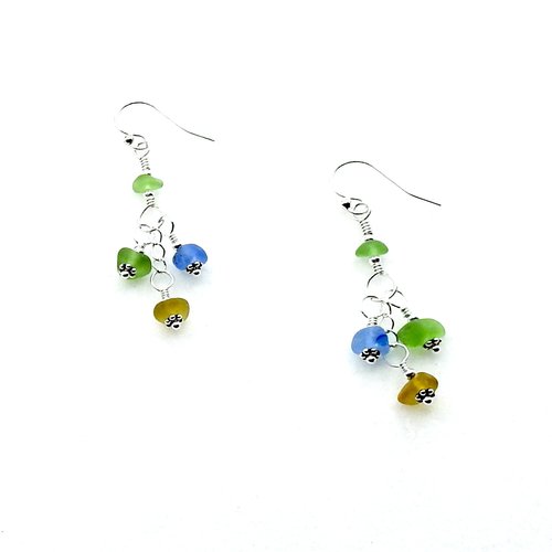 green cornflower blue honey brown colours