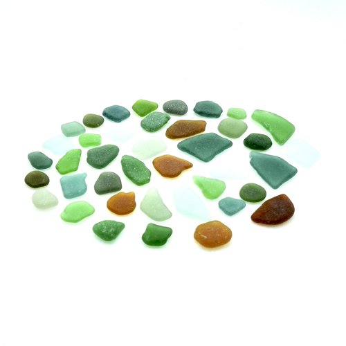 real natural unaltered beach glass