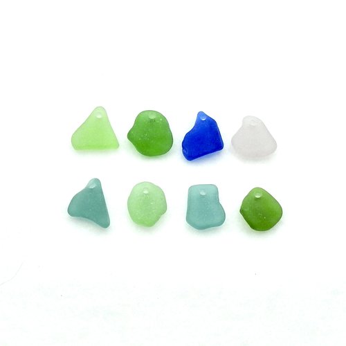 genuine sea glass beads