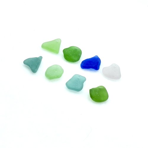 blue green lavender beach pendants