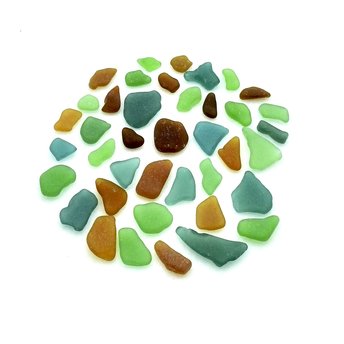 genuine sea glass pieces