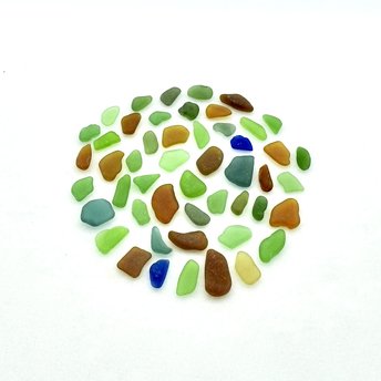 sea glass pieces