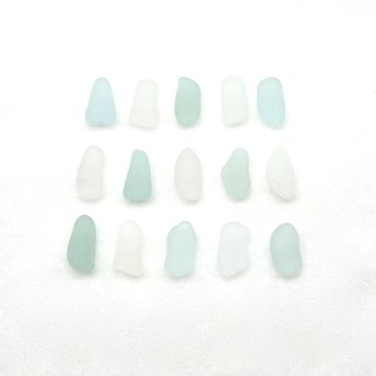 natural pastel sea glass
