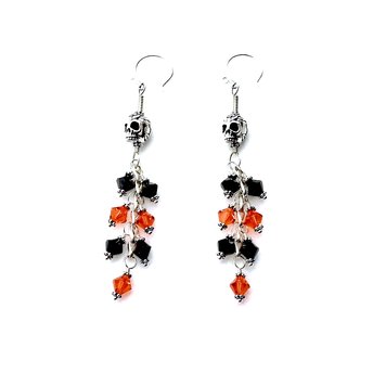 skull earrings for women