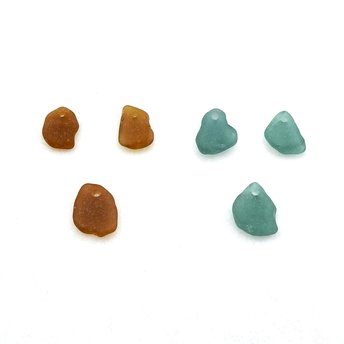 light brown and teal colours