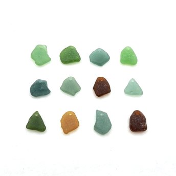 genuine sea glass pendants