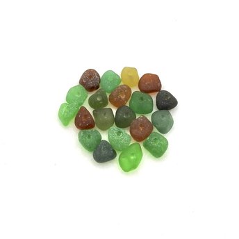 genuine sea glass beads