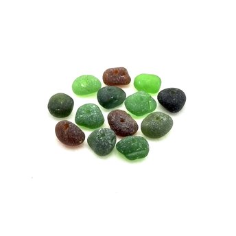 beach glass beads